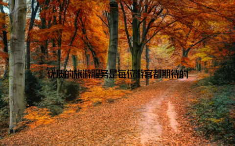 优质的旅游服务是每位游客都期待的