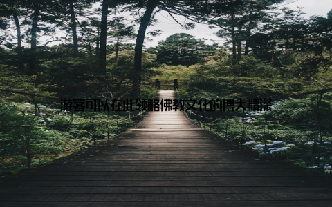 游客可以在此领略佛教文化的博大精深